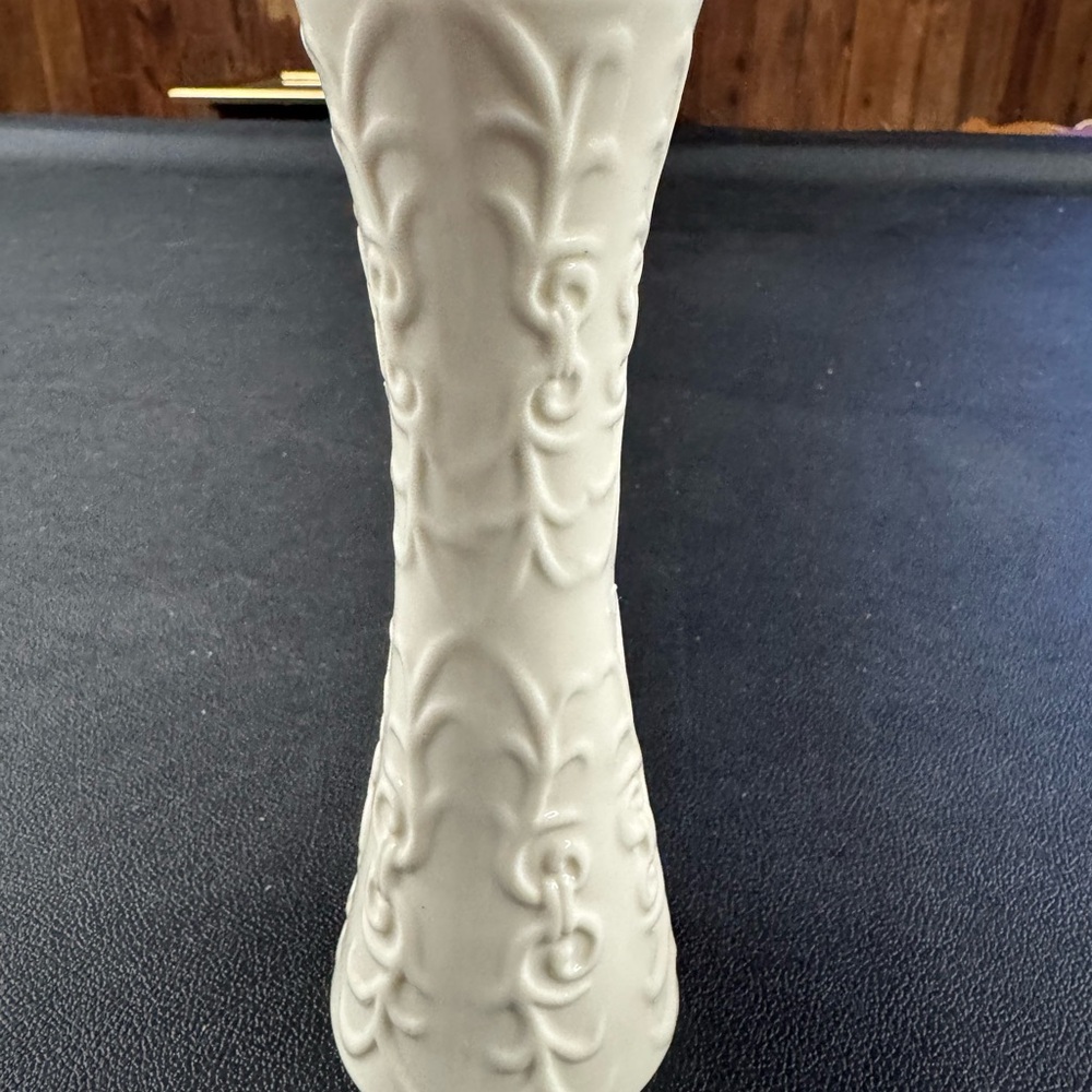 Chateau Collection Bud Vase Gold Trim 6.5 inches